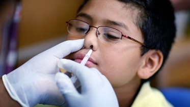 A nasal flu vaccine being used in the US. But what is the evidence for its effectiveness?